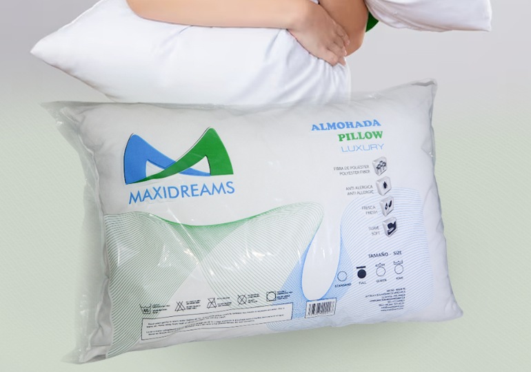 Almohada Full Maxidreams, fotografía real
